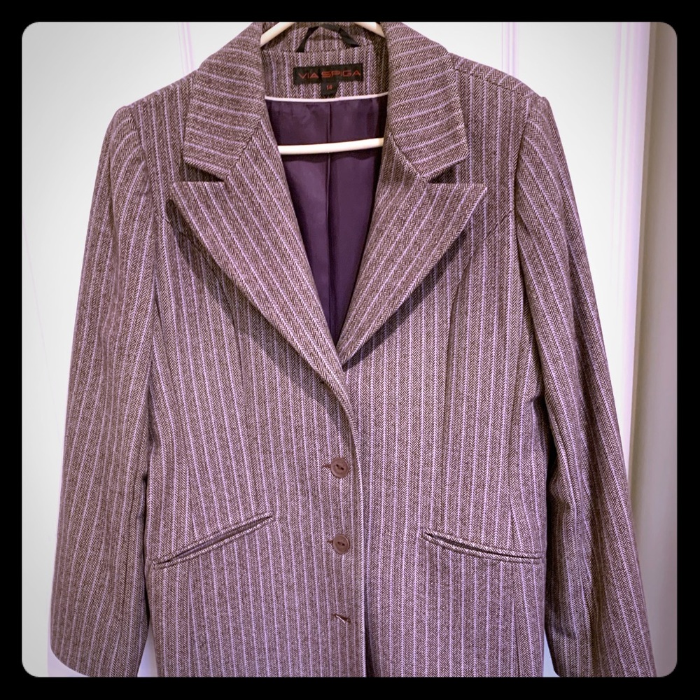 VIA SPIGA trench coat size 14